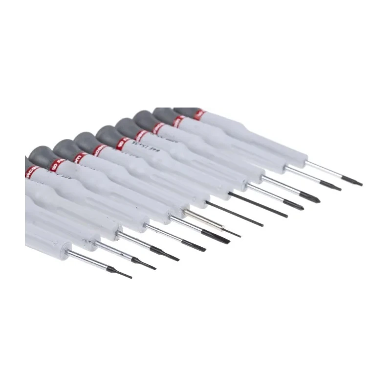 Facom 12 Piece Electric Tool Kit Precision Screwdriver Set with Ergonomic Handles MT.RS2