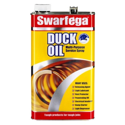 Swarfega 5 L Duck Oil Multi-Purpose Lubricant Silicone-Free Non-Conductive Service Spray SDO5L