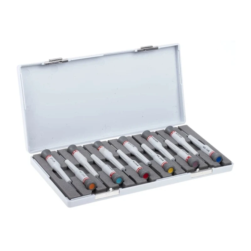 Facom 12 Piece Electric Tool Kit Precision Screwdriver Set with Ergonomic Handles MT.RS2