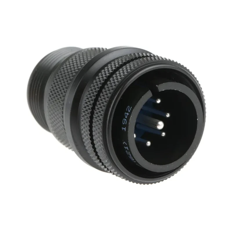 Amphenol Industrial Copper Alloy Straight 8 Way Free Hanging Circular Connector Male Contacts 500, 700V 97-3106A-18-8P(621)