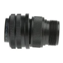Amphenol Industrial Copper Alloy Straight 8 Way Free Hanging Circular Connector Male Contacts 500, 700V 97-3106A-18-8P(621)