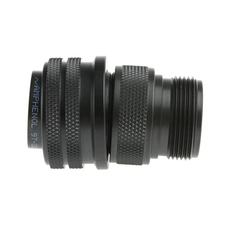 Amphenol Industrial Copper Alloy Straight 8 Way Free Hanging Circular Connector Male Contacts 500, 700V 97-3106A-18-8P(621)