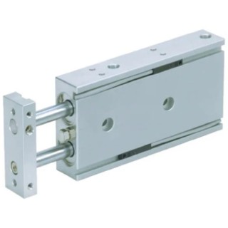 SMC Pneumatic Guided Cylinder 6mm Bore Aluminium Alloy Body Double Rod 20mm Stroke CXSM6-20
