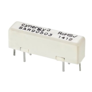 Cynergy3 PCB Reed Relay, 5V dc Coil, SPST Contact Configuration, 20V dc Max, 0.5A Max, Coil Resistance 140Ω,