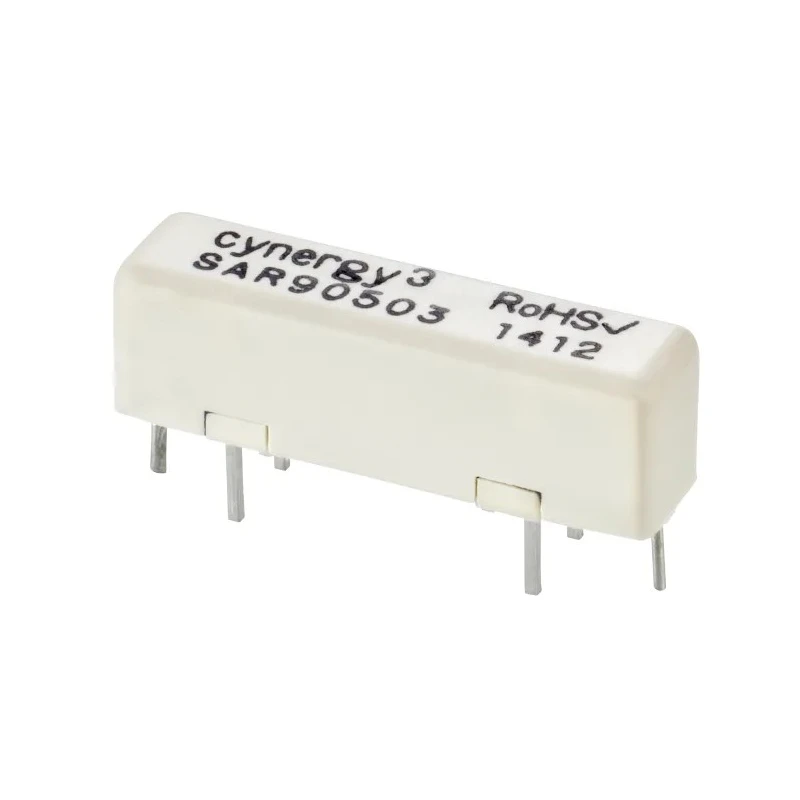 Cynergy3 PCB Reed Relay, 5V dc Coil, SPST Contact Configuration, 20V dc Max, 0.5A Max, Coil Resistance 140Ω, 