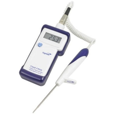 Digitron Dual Purpose (Immersion and Surface) Probe Handheld Digital Thermometer 1 Input 1372°C Max ±1°C FM35