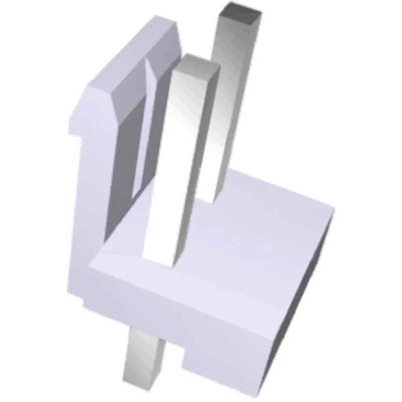 TE Connectivity Economy Power Series Straight Through Hole PCB Header 2 Contact 3.96 mm Pitch Shrouded 1-1123723-2