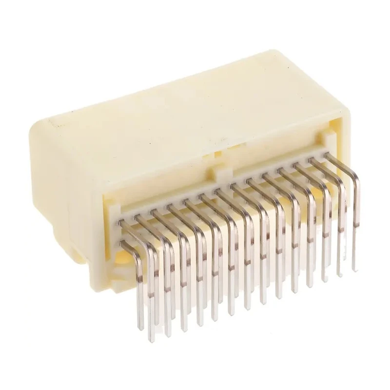 TE Connectivity TH 025 Series Automotive Connector Female Natural Through Hole 28 Way Solder Termination 1565373-4