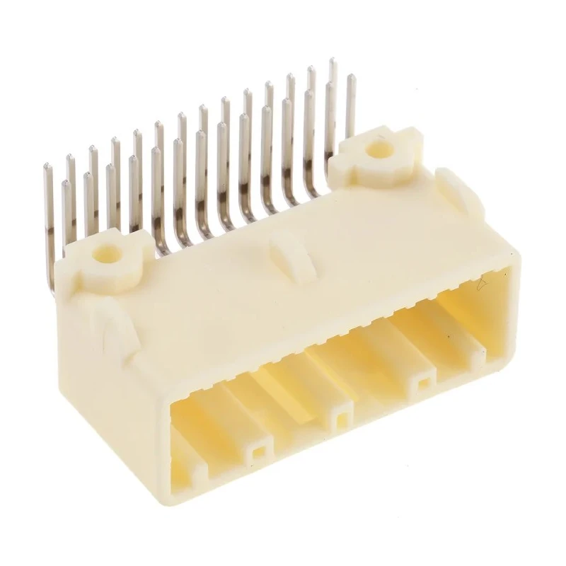 TE Connectivity TH 025 Series Automotive Connector Female Natural Through Hole 28 Way Solder Termination 1565373-4