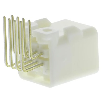 TE Connectivity TH 025 Series Automotive Female Connector Natural Panel Mount 8 Way Solder Termination 1376350-2