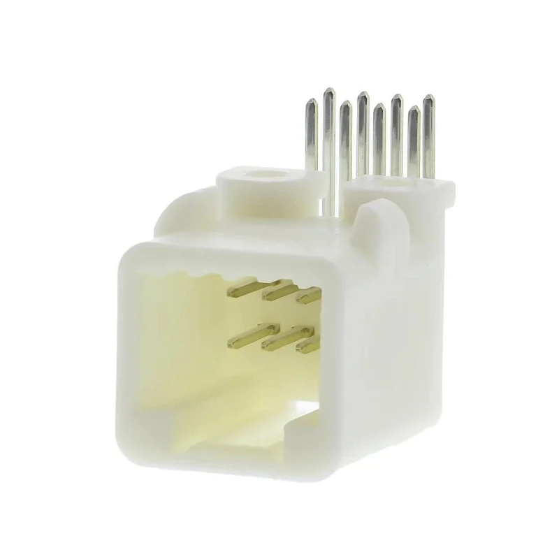 TE Connectivity TH 025 Series Automotive Female Connector Natural Panel Mount 8 Way Solder Termination 1376350-2