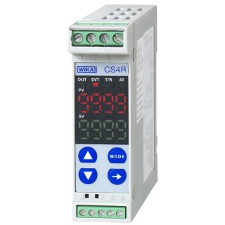 WIKA DIN Rail PID Temperature Controller Relay 240V AC, Multi-function Input, Auto-tuning CS4R