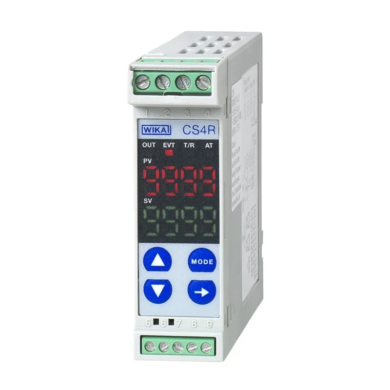 WIKA DIN Rail PID Temperature Controller Relay 240V AC, Multi-function Input, Auto-tuning CS4R
