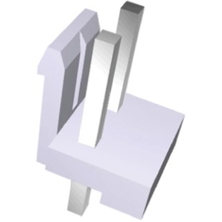 TE Connectivity Economy Power Series Straight Through Hole PCB Header, 2 Contacts, 3.96 mm Pitch, 1 Row, Shrouded 1-1123723-2
