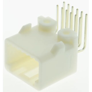 TE Connectivity TH 025 Automotive Connector Female Natural Through Hole 12 Way Solder Termination 1318772-2