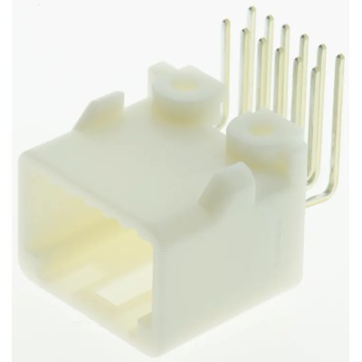 TE Connectivity TH 025 Automotive Connector Female Natural Through Hole 12 Way Solder Termination 1318772-2