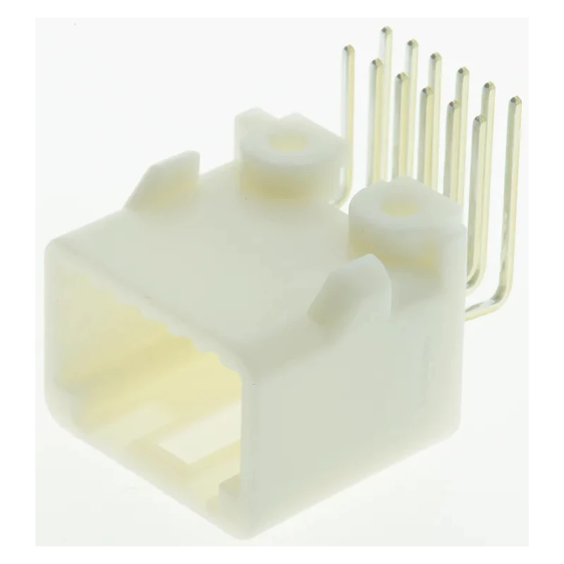 TE Connectivity TH 025 Automotive Connector Female Natural Through Hole 12 Way Solder Termination 1318772-2