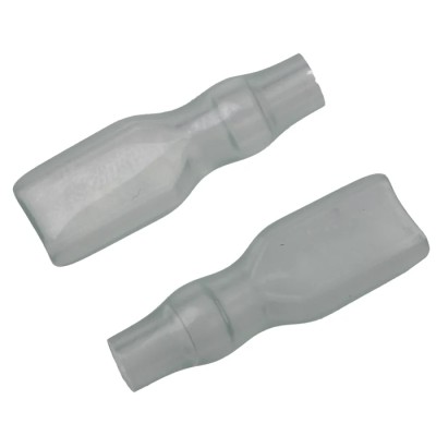TE Connectivity FASTON .187 1 Way Plastic Crimp Terminal Housing 3.7 mm Tab Size Natural 1-170823-3