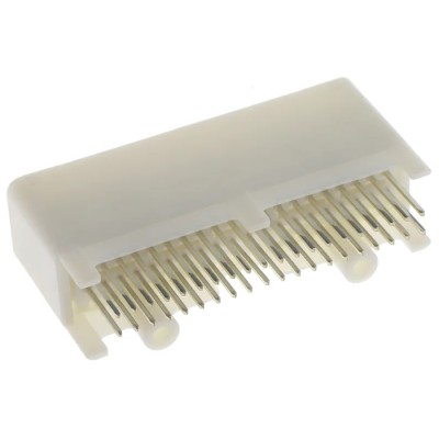 TE Connectivity TH 025 Automotive Connector Female Natural Through Hole 40 Way Solder Termination 1376113-2