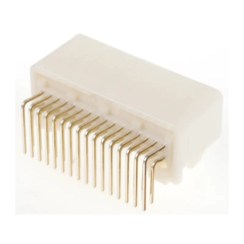 TE Connectivity TH 025 Series Automotive Connector Female Natural Through Hole 32 Way Solder Termination 1318745-2