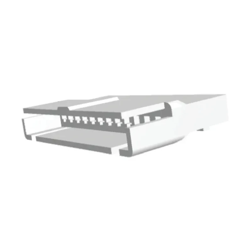 TE Connectivity EI Male Connector Housing 12 Contacts 1 Row Straight 2.5 mm Pitch Nylon 1-172211-2