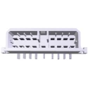 TE Connectivity Multi-Interlock Female Connector Housing, 9 Way, 2 Row, 5 mm Pitch, Through Hole Mount, Right Angle 171894-1