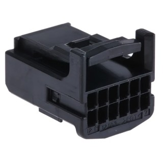 TE Connectivity MULTILOCK 025 Female Connector Housing 2.2 mm Pitch 12 Way 2 Row Straight 1318774-2