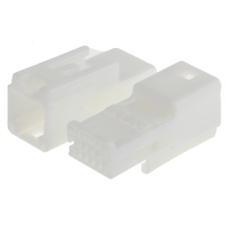 TE Connectivity 8-Way IDC Connector Female Cable Mount Shrouded, 2 Row Pitch 2.2mm 1473793-1