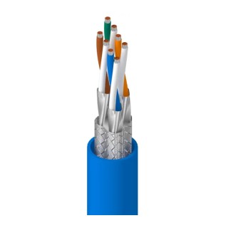 Belden Shielded Screened Cat7 Ethernet Cable, 500 m, Blue Low Smoke Zero Halogen BE43802.00500