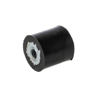 RS PRO Cylindrical M6 Anti-Vibration Mount Female Buffer Foot 25.3 kg Compression 20 mm OD 20 mm H 162-3237