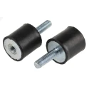 RS PRO M6 Anti-Vibration Mount Male to Female Bobbin with 24.2 kg Compression, 20 mm Diameter, 20 mm Height 162-3233