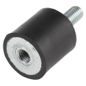 RS PRO M8 Anti-Vibration Mount Male to Female Bobbin 59.2 kg Compression 25 mm OD 25 mm Height 162-3239