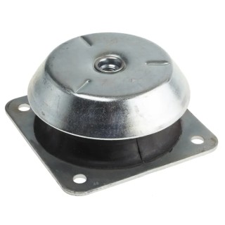 RS PRO Marine Pedestal Mount Round M20 Anti-Vibration Mount Natural Rubber 180mm OD, 86mm H, 900kg Compression 162-3230