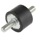 RS PRO M8 Anti-Vibration Mount Male to Male Bobbin Natural Rubber 59kg Compression Load 30mm OD 20mm Height 162-3238