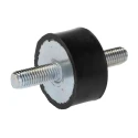 RS PRO M10 Anti-Vibration Mount Male to Male Bobbin Natural Rubber 40 mm OD 20 mm H 162-3243