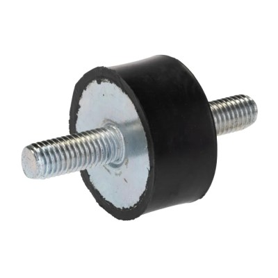RS PRO M10 Anti-Vibration Mount Male to Male Bobbin Natural Rubber 40 mm OD 20 mm H 162-3243