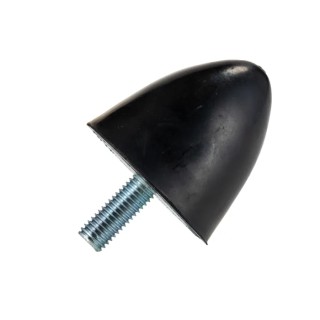 RS PRO M10 Anti Vibration Mount Bump Stop Rubber 50 mm OD, 50 mm Height, 184 kg Compression Load 162-3247