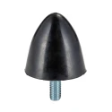 RS PRO M10 Anti Vibration Mount Bump Stop Rubber 50 mm OD, 50 mm Height, 184 kg Compression Load 162-3247