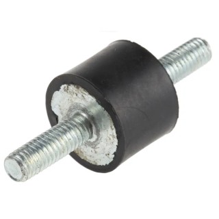 RS PRO M6 Anti-Vibration Mount Male to Male Bobbin with 24.6 kg Compression Load, 20 mm Outside Diameter, 15 mm 162-3245