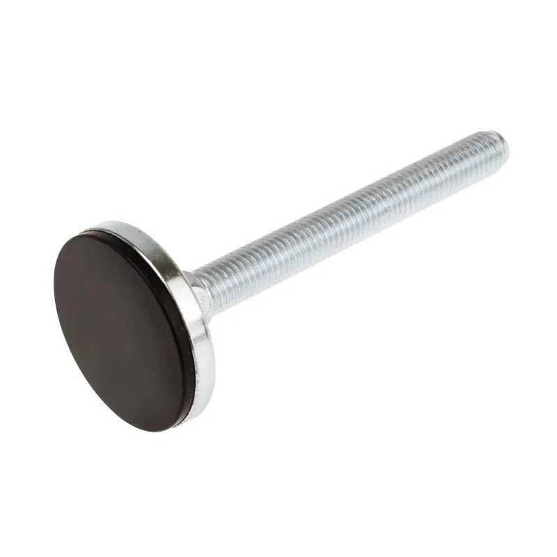 RS PRO M12 40 mm Diameter Adjustable Foot Zinc Plated Steel 900 kg Static Load Capacity 3° Tilt Angle 162-3253