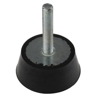 RS PRO M8 Anti-Vibration Mount with 40 kg Compression Load, 49 mm Outside Diameter, 20 mm Height 162-3252