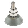 RS PRO Round M10 Anti-Vibration Mount with 200 kg Compression, 46 mm Outside Diameter, 53 mm Height 162-3254
