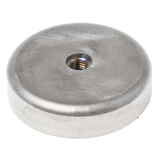 RS PRO Round M10 Anti-Vibration Mount with 400 kg Compression Load, 80 mm Outside Diameter, 25 mm Height 162-3260