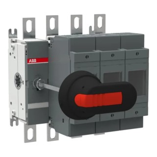 ABB Fuse Switch Disconnector, Enclosed, Base Mount, 3-Pole, 500V, 200A, Series OS200D03N3P 1SCA022749R8710