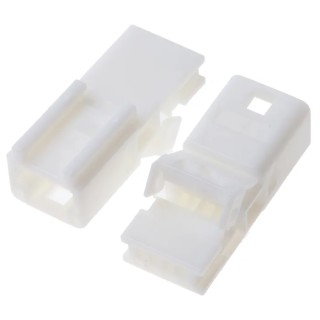 TE Connectivity TH 025 Automotive Connector Female Natural Panel Mount 4 Way Crimp Termination 1612035-1