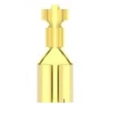 RS PRO FASTON .250 Yellow Uninsulated Female Spade Connector Crimp 6.35 x 0.8 mm Tab Size 20 AWG to 14 AWG 170031-1