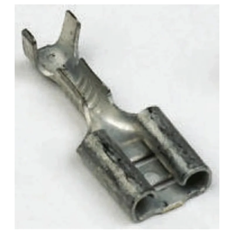 RS PRO FASTON .250 Yellow Uninsulated Female Spade Connector Crimp 6.35 x 0.8 mm Tab Size 20 AWG to 14 AWG 170031-1