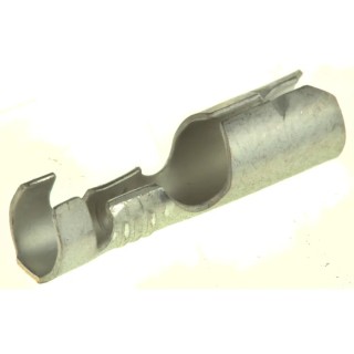 TE Connectivity Uninsulated Crimp Bullet Connector 20 AWG to 14 AWG, 4 mm Bullet Diameter Female 170021-2
