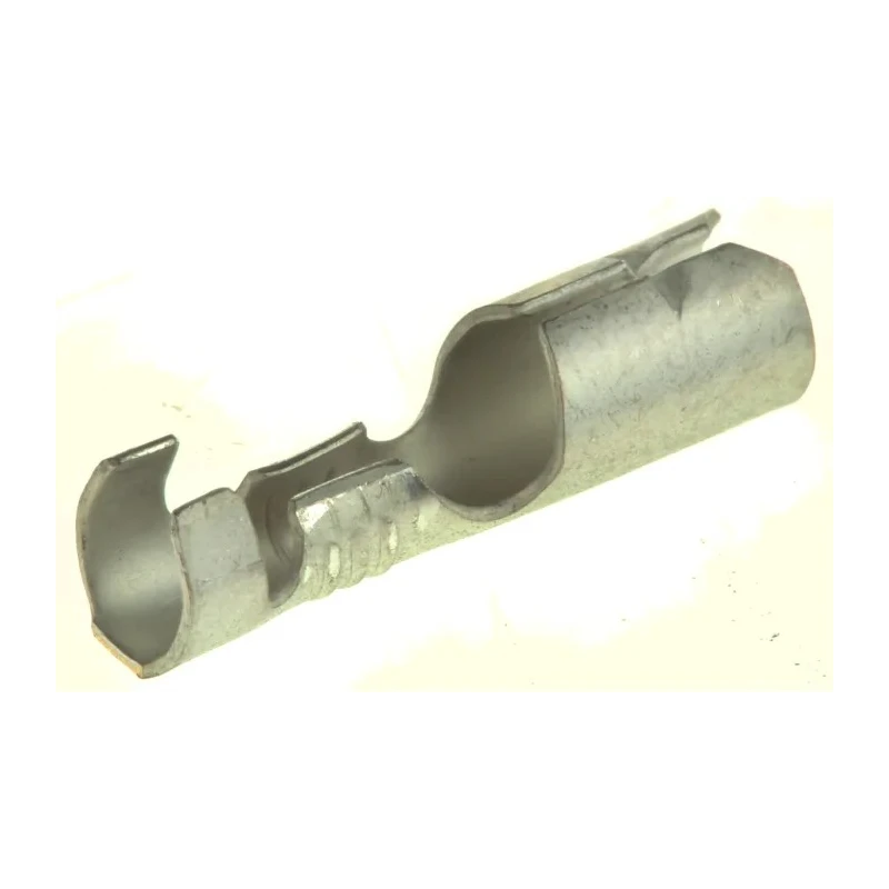TE Connectivity Uninsulated Crimp Bullet Connector 20 AWG to 14 AWG, 4 mm Bullet Diameter Female 170021-2