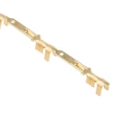 TE Connectivity FASTIN-FASTON .110 Yellow Uninsulated Male Spade Connector Crimp, 2.79 x 0.51 mm Tab Size 20 AWG to 170014-5